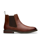 Clarks Jaxen Easy, Botas Estilo Chelsea Hombre, Tan Leather, 41 EU