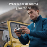 DJI RC 2, Control Remoto, procesador de última generación, transmisión O4 a 20 km, Pantalla FHD de 5.5 Pulgadas, Antenas 2T4R, Controlador Inteligente para Drones