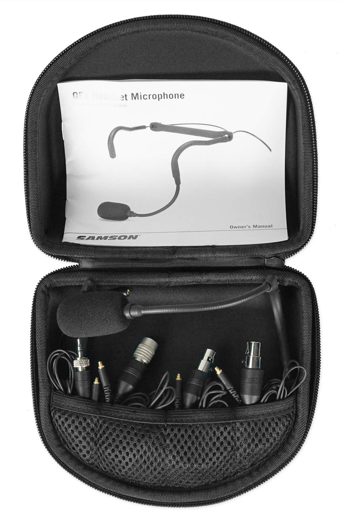 Samson Technologies Micrófono de Diadema Fitness Qex, Negro