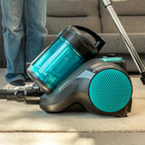 Cecotec Aspiradora de Trineo con o sin Bolsa Conga Rockstar Cyclonic Powerbag. 900W, Succión Potente de 175AW y 20Kpa, Depósito 2L, Fácil de Vaciar e Higiénico, Radio de Acción 10m, 4 Accesorios