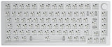 Glorious Gaming GMMK PRO 75% Barebones (solo carcasa) - Teclado gaming mecánico modular, TKL, carcasa de 1,5 kg, RGB, personalizable, switches de 5 pines, distribuciones internacional / ISO - Blanco