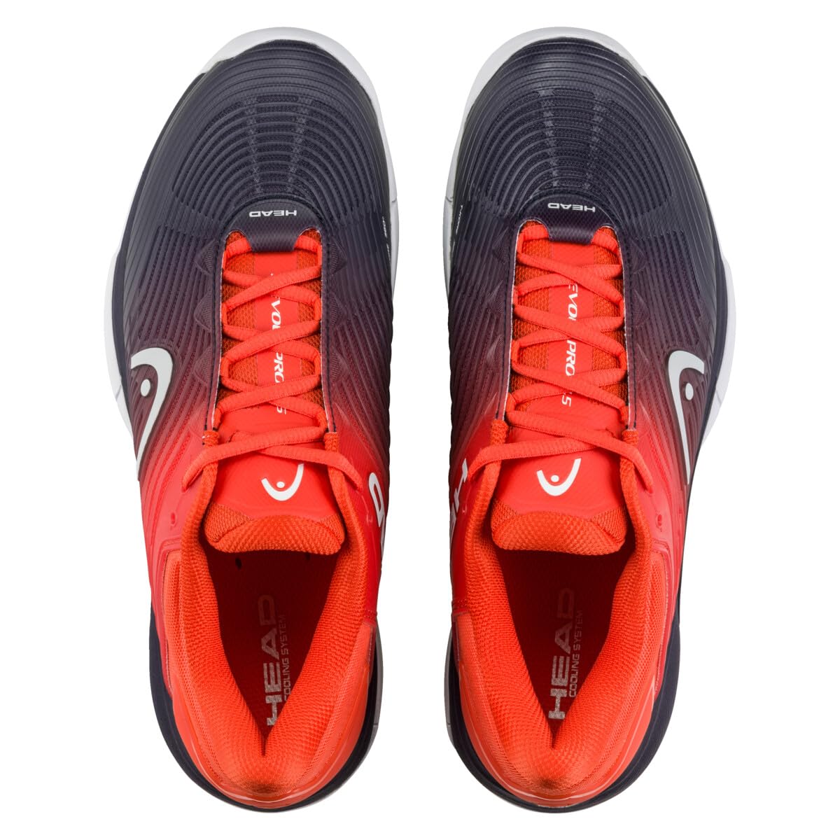 HEAD Revolt Pro 4.5 Men, Zapatillas de Tenis Hombres, Azul Oscuro y Rojo, 42.5 EU