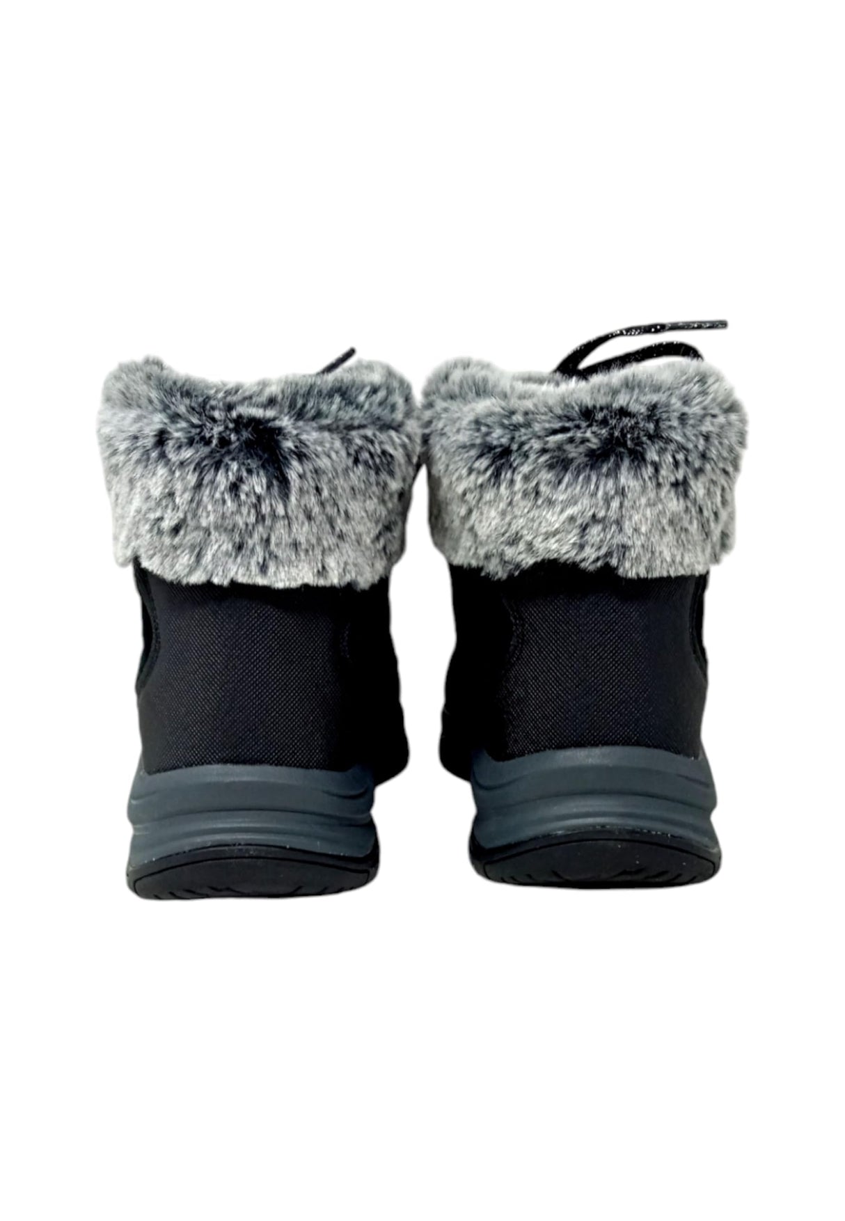Skechers Trego Snow Worries, Botas para Senderismo Mujer, Black Suede/Duraleather/Faux Fur, 39.5 EU
