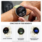 Garmin Venu 4, 41 mm, Smartwatch Premium con GPS, Pantalla táctil AMOLED, Diseño de Acero Inoxidable, Linterna LED, Funciones avanzadas de Salud y Forma física, 10 días de autonomía, Dorado