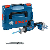 Bosch Professional 18V System Sierra Sable a Batería GSA 18V-24 (incl. S922EF, S2345X, kit de gancho para escalera, L-BOXX)