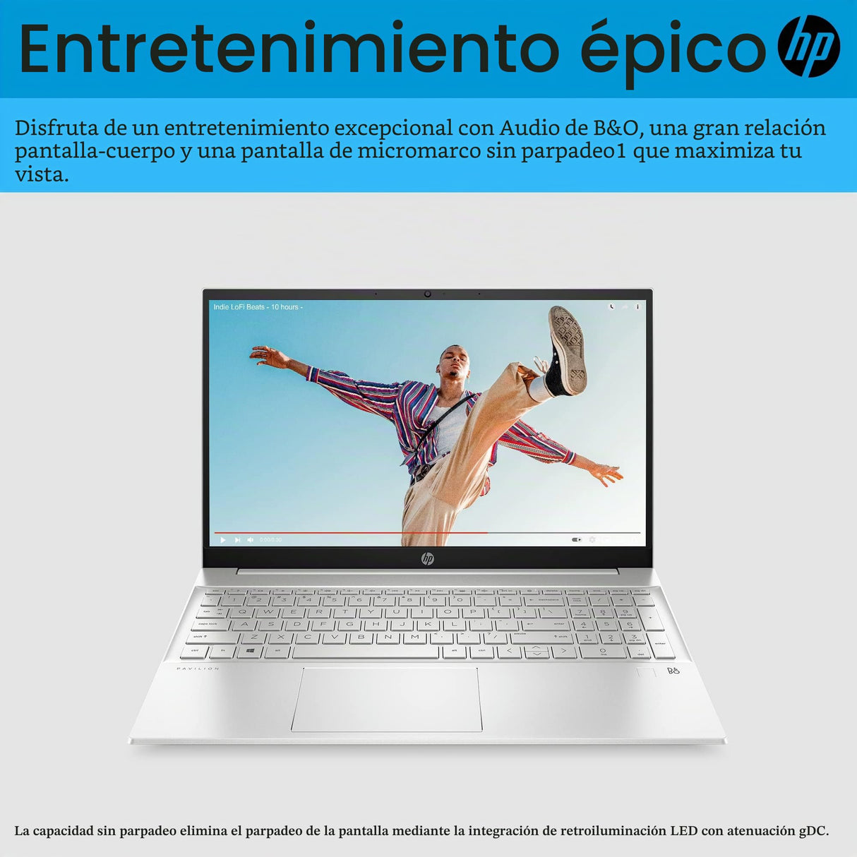 HP Pavilion 15-eg2650nd | 15.6" Full HD IPS | Intel i5-1235U | 8GB RAM DDR4 | 512GB SSD | Windows OS | QWERTY Toetsenbord