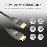 ACT 40 Meter HDMI Premium 8K Hybrid Cable HDMI-A Male - HDMI-A Male, HDMI Hybrid 8K/60HZ Prem 40M (AK4125) Marca