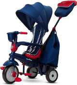 smarTrike Swirl Triciclo de bebé 4 en 1, Rojo Marino