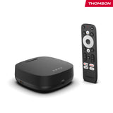 THOMSON Google TV Streaming Box Plus 270, 4K UHD, Altavoz Integrado para Control por Voz, Netflix, Disney +, Streaming a través de WiFi, Google Cast, 32GB de Memoria