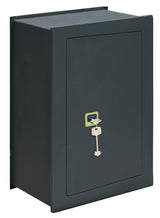 ARREGUI Ideal 10 281380 Caja fuerte de empotrar a pared con cerradura de llave, Caja de Seguridad para casa y negocio, fácil de usar, alto nivel de seguridad, 52 x 36 x 22 cm, 27 L Gris Oscuro