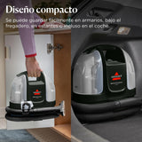 BISSELL SpotClean Mini Aspiradora de Agua Tapiceria con cable, Limpiador de Tapicerias Portátil, Perfecto para Limpia Rápidas, Compacto y Ligero, Lava Aspiradora para Coche, Barco, Sofá y Más, 41491