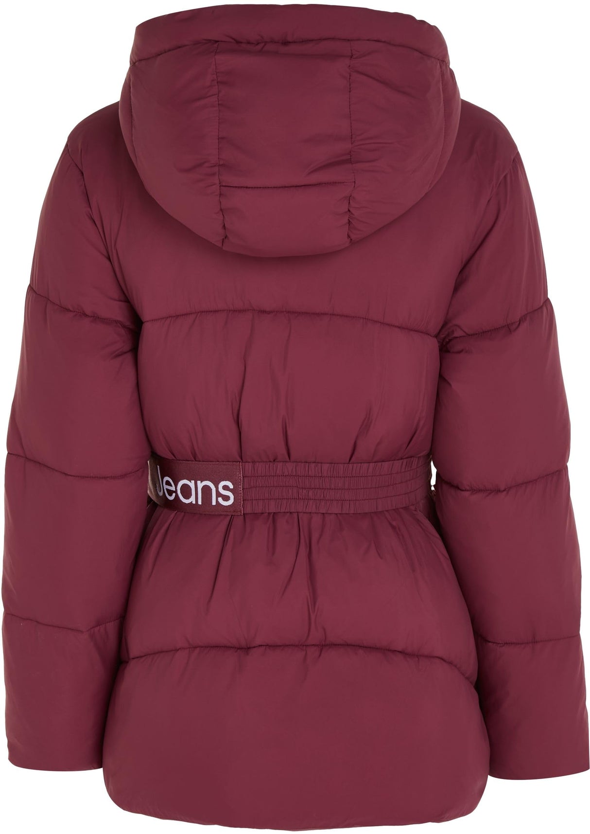 Calvin Klein Jeans Logo Belt Short Puffer, Chaquetas acolchadas Mujer, Morado (Amaranth), L