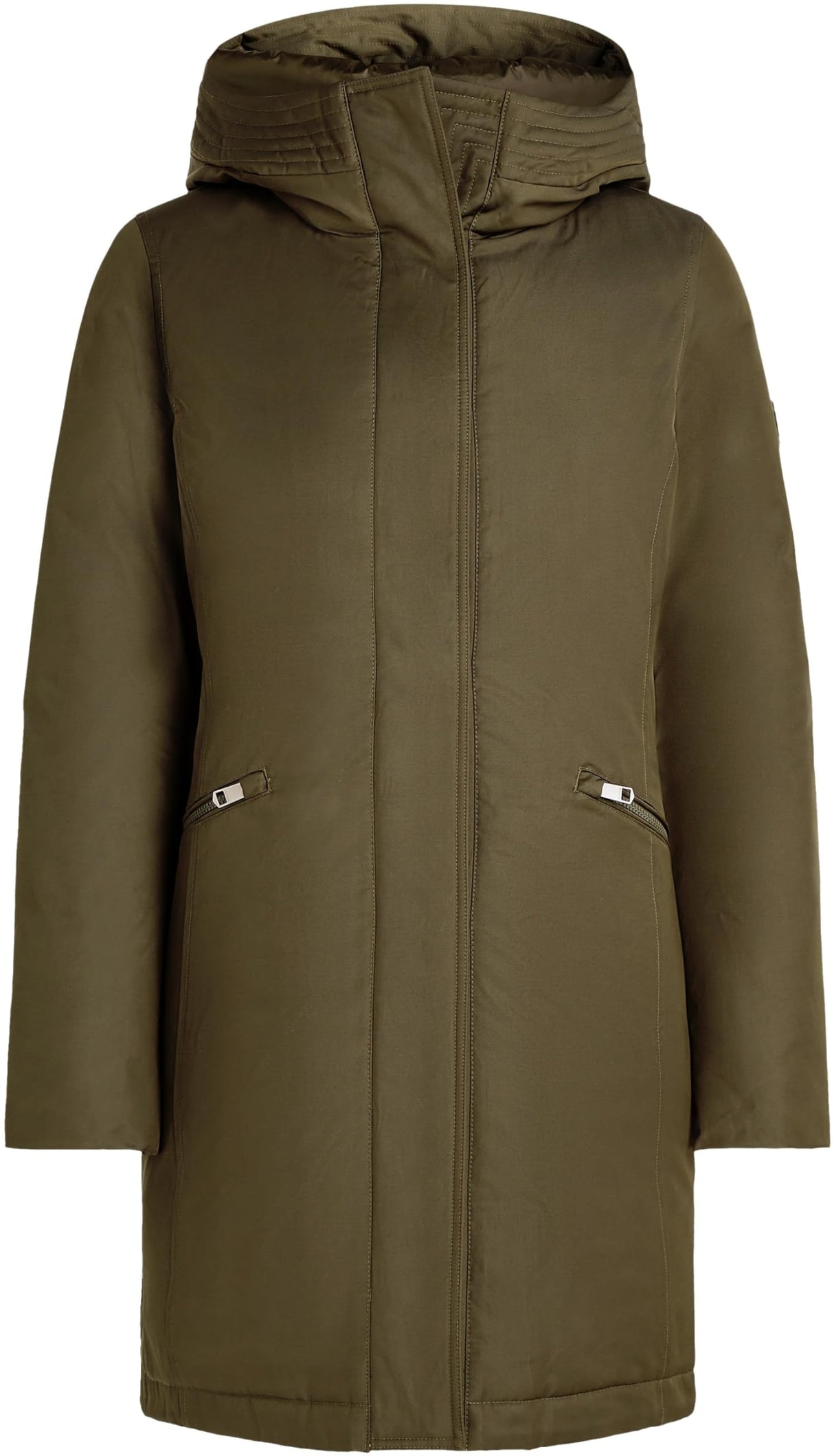 Tommy Hilfiger Parka Mujer Nylon Mix Padded Parka Acolchada, Multicolor (Army Green), XL