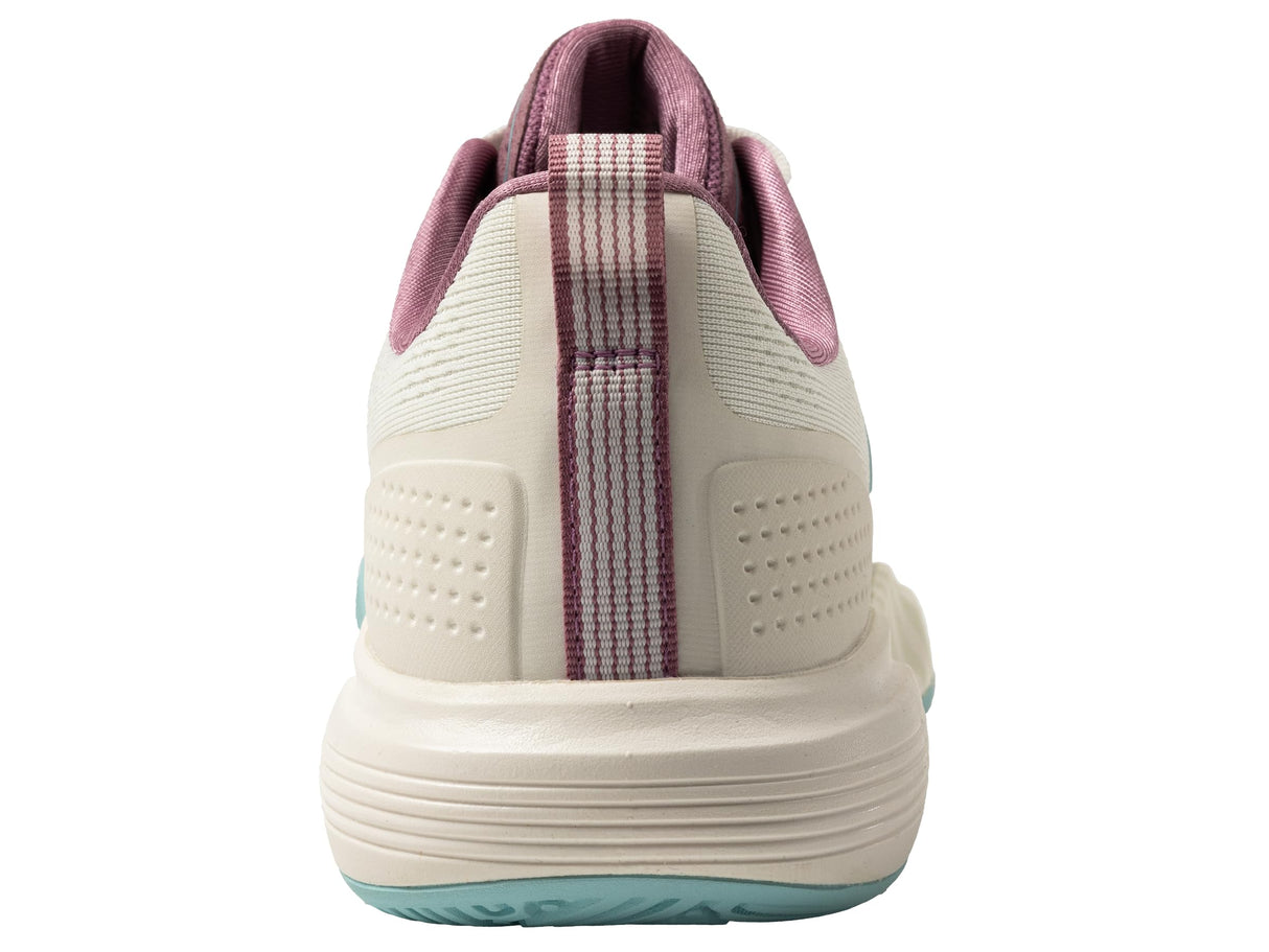 K-Swiss Donna Ultra Court Padel Tennis Shoe, Wht/Lilas/PASTELTURQUOISE, 38 EU, Wht Lilas Turchese pastello, 38 EU