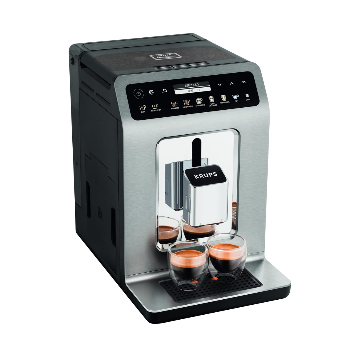 Krups Evidence Plus - Cafetera automática Cafetera automática Titanio-metalizado