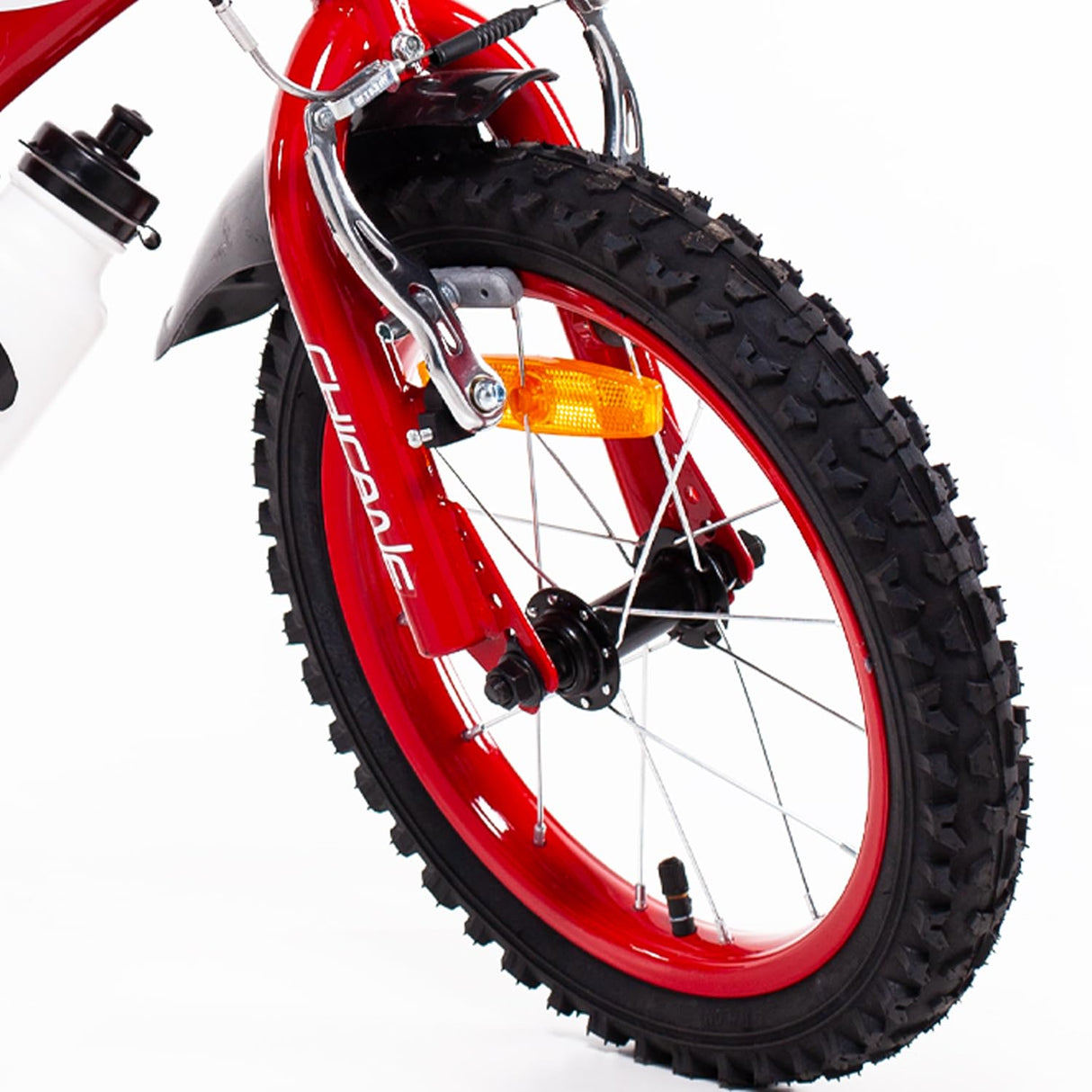 SCH Bici Chicane Bicicleta niño, roja, 14" (35,5 cm)