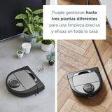 Neato Robotics 945-0296/D701 Robot Aspirador, 61 W, 0.7 litros, 69 Decibelios, Plastique, Gris Y Negro
