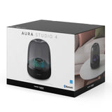 Harman Kardon Aura Studio 4 - Altavoz Bluetooth para casa, con cúpula Transparente, iluminación Ambiental con Cinco Patrones de Efecto Diamante, Sonido Potente, Negro