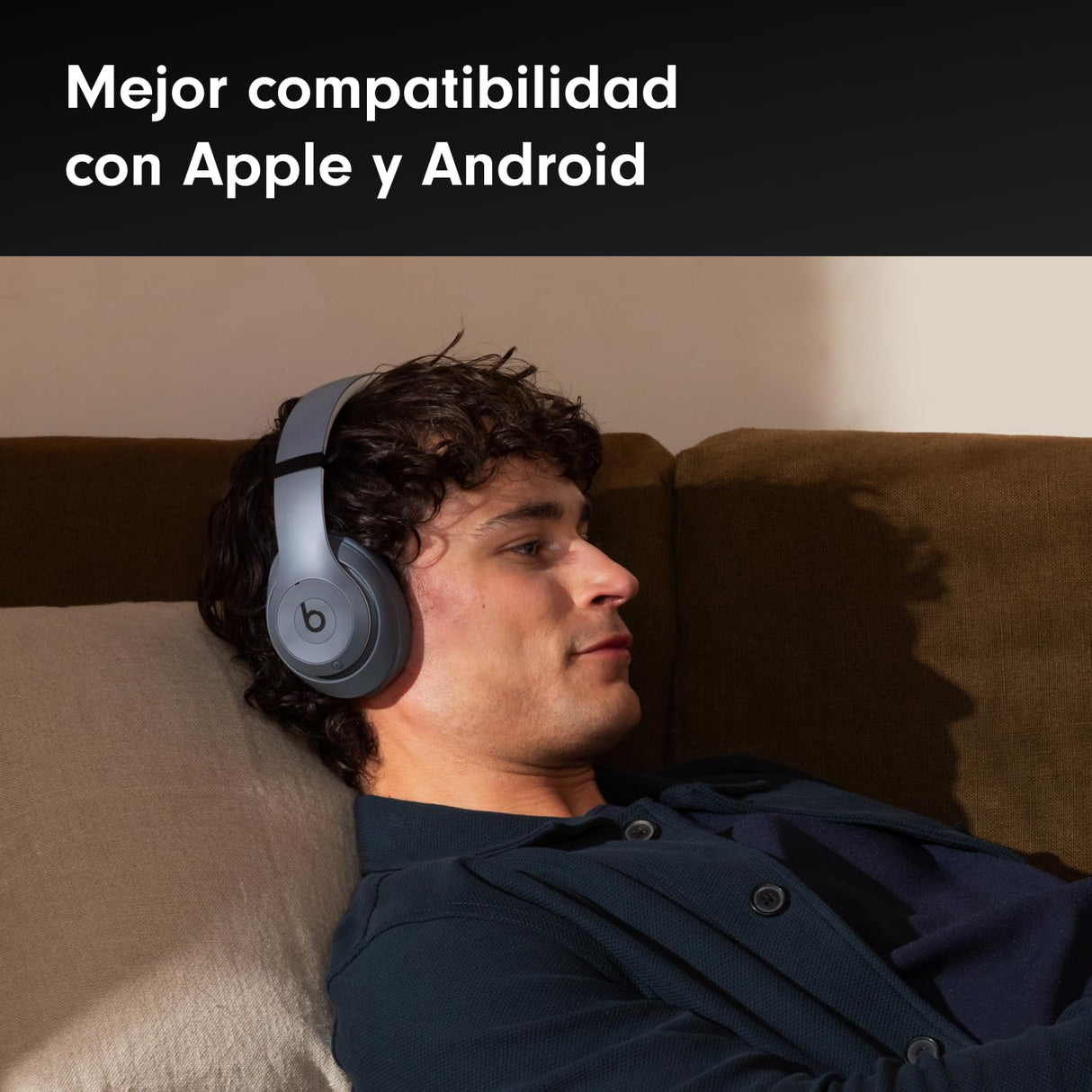 Beats Studio Pro - Auriculares inalámbricos Bluetooth con cancelación de Ruido - Audio Espacial Personalizado, compatibilidad con Apple y Android - Gris Arena