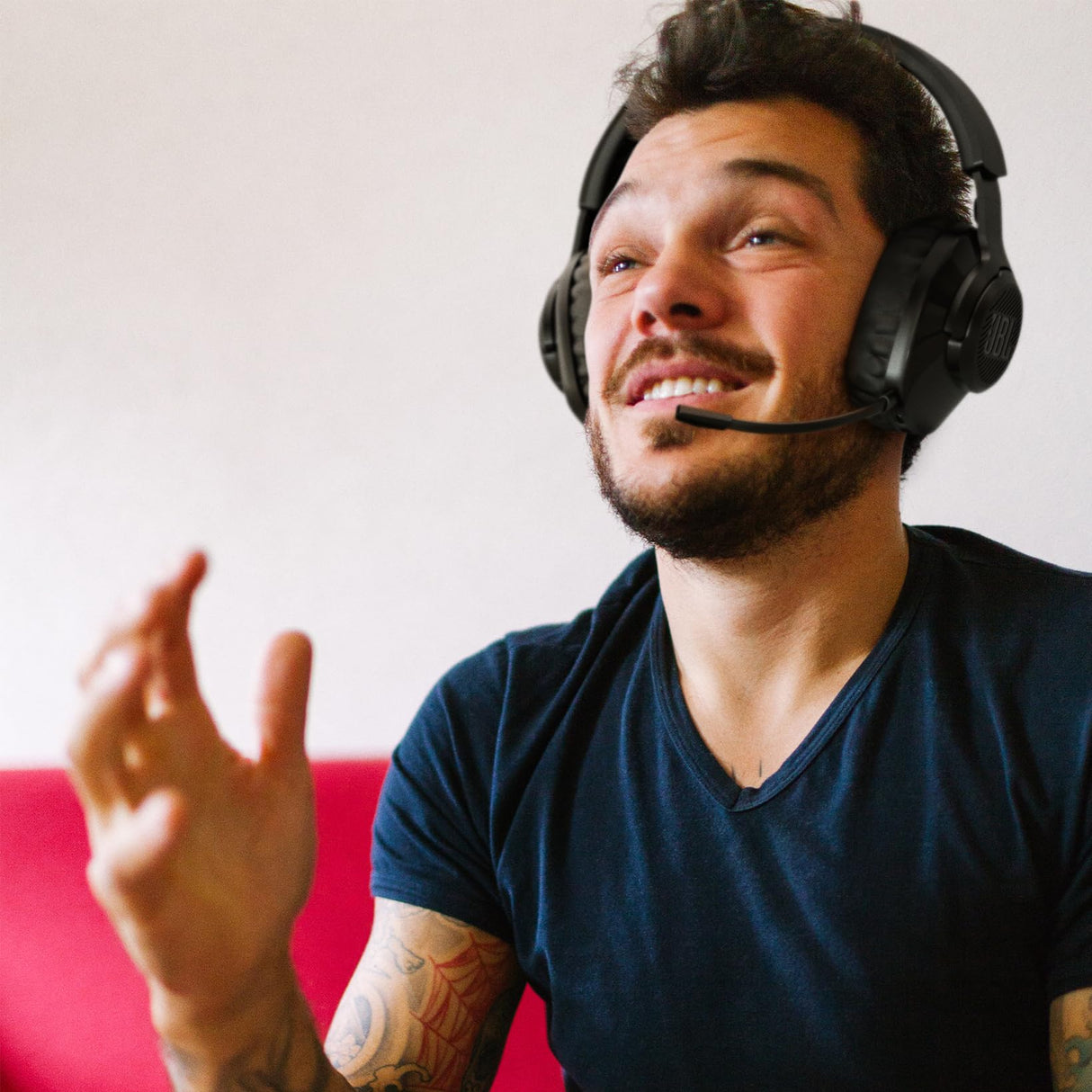JBL Quantum 360X Auriculares inalámbricos con bluetooth para Xbox, micrófono desmontable, cancelación activa del ruido, QuantumSOUND Signature, 22 horas de batería, negro