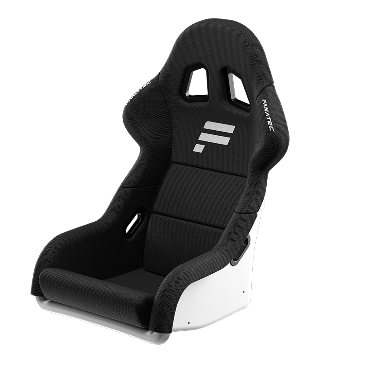 FANATEC ClubSport GT Sim Racing Asiento – Rígido y Duradero, Carcasa Reforzada con Fibra, Espuma Acolchada, Tejido Transpirable, Soporte Lumbar – Blanco