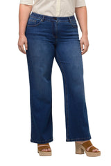 Ulla Popken Dummy Jeans, Dark Blue Denim, 32W / 30L para Mujer