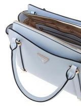 GUESS DARYNA 2 Comp Satchel, Hand Bag Women, Powder Blue, One Size