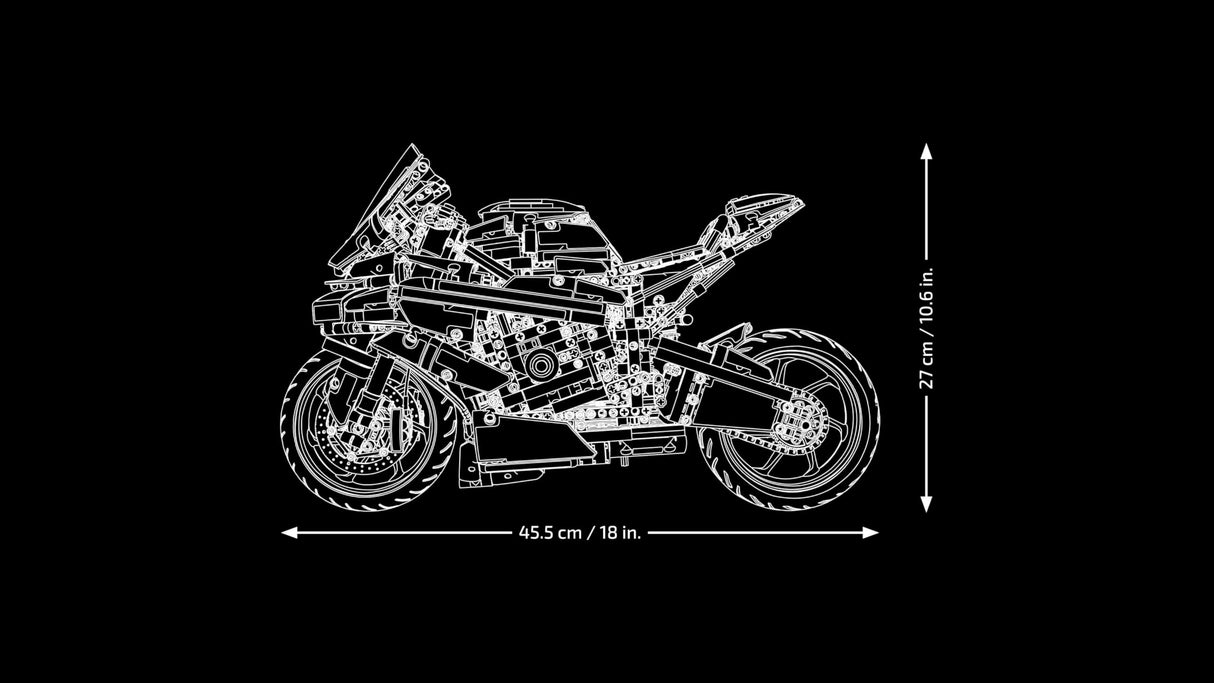 LEGO Technic BMW M 1000 RR, Motos a Escala, Regalo Coleccionable para Hombres y Mujeres, Maqueta para Construir para Adultos 42130