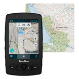TwoNav Aventura 2 Plus + Great Britain Topo Mapa Completo, GPS de Mano con Pantalla de 9,4 cm de Ancho, Botones y Joystick para montañismo, montañismo, Senderismo o Senderismo. Color Turquesa