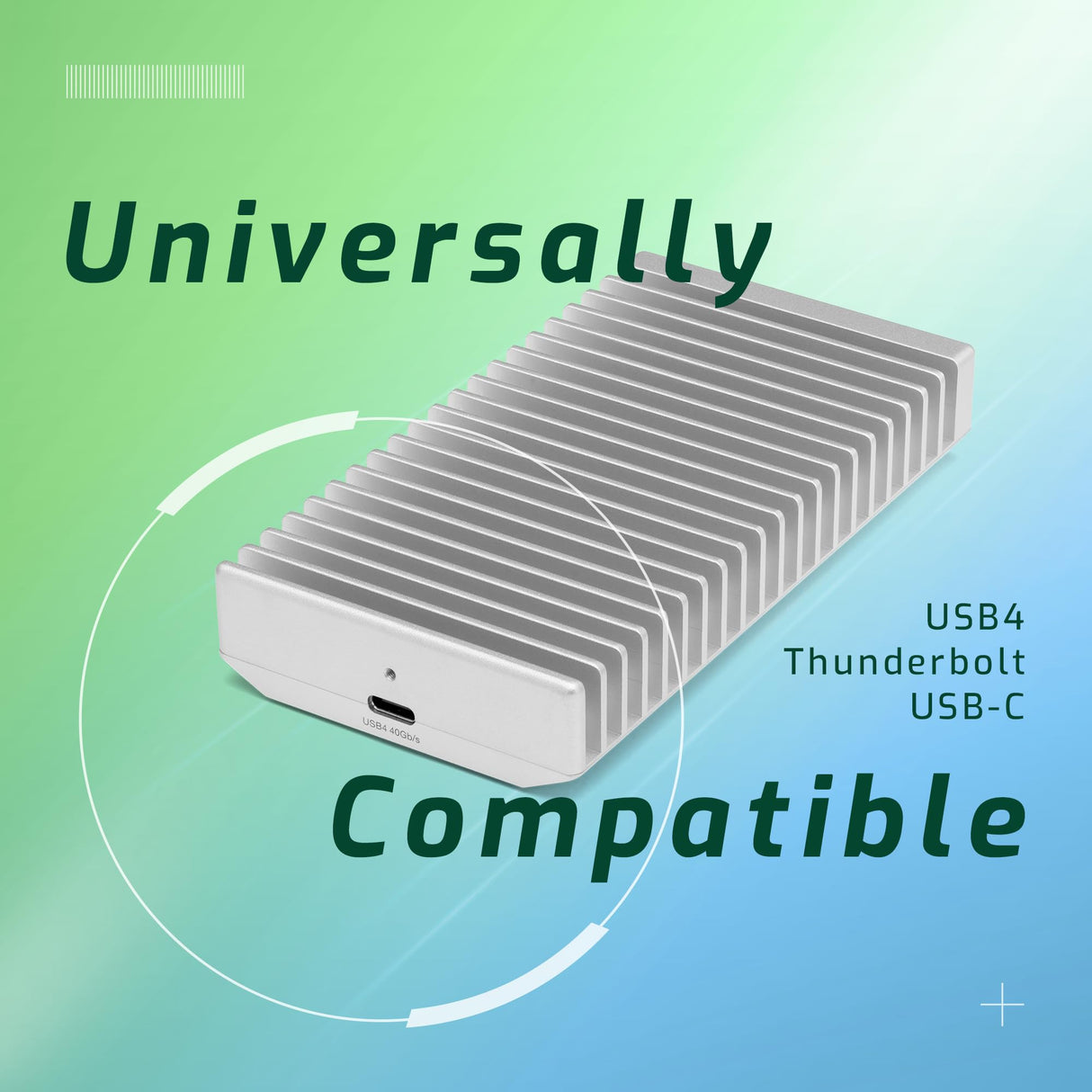OWC Unidad SSD Externa ultrarrápida NVMe Thunderbolt (USB-C) de 8 TB Express 1M2 con Carcasa de disipador de Calor de Aluminio
