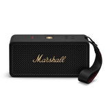 Marshall Middleton II Altavoz Bluetooth portátil con más de 30 Horas de reproducción y Resistencia al Agua IP67 - Negro y latón