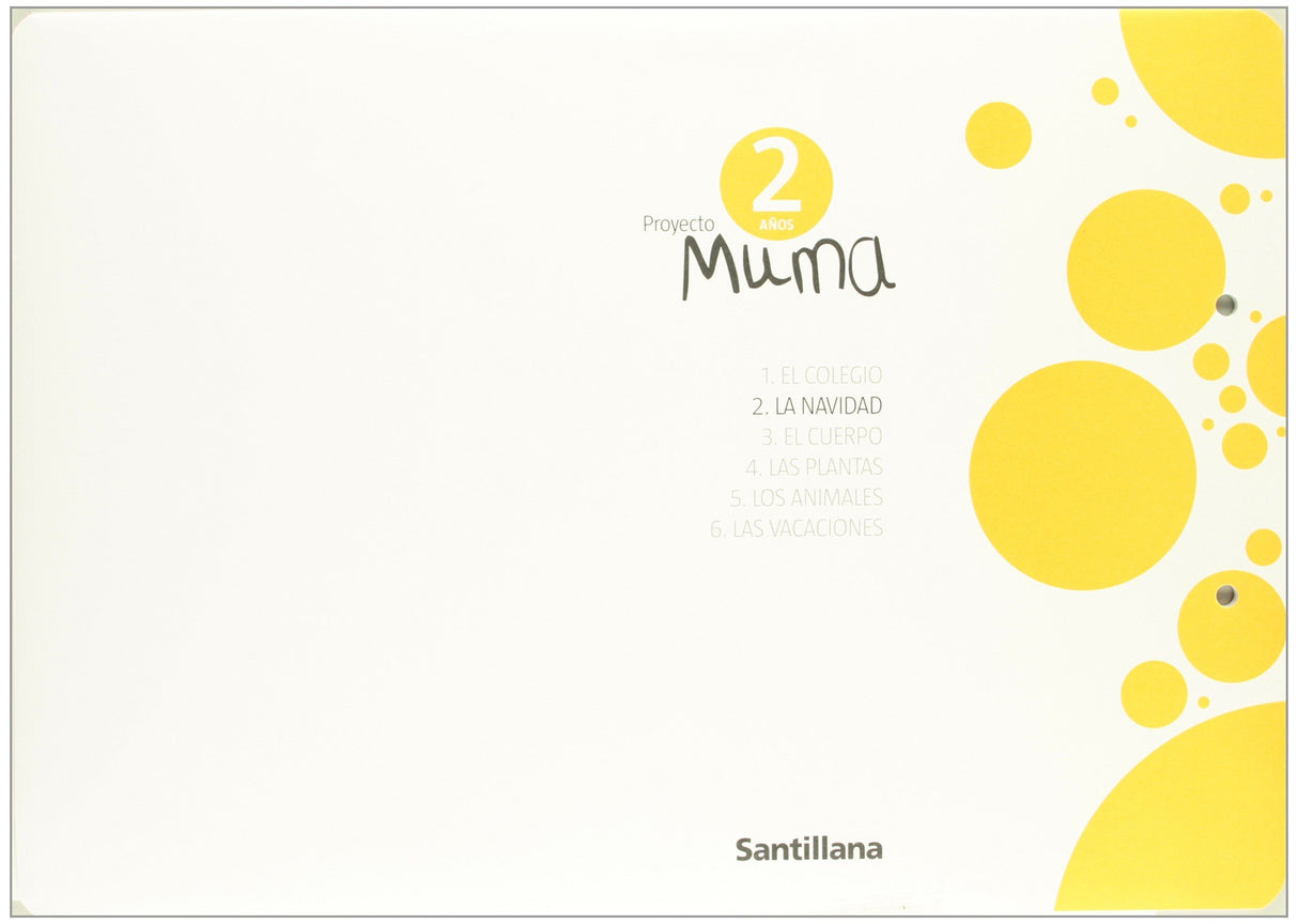 Proyecto Muma, Educación Infantil, 2 años - 9788429406252 (EDUCACION INFANTIL)