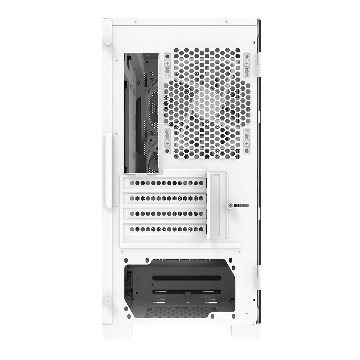 MONTECH Air 100 ARGB, Micro-ATX, Vidrio Templado - Blanco