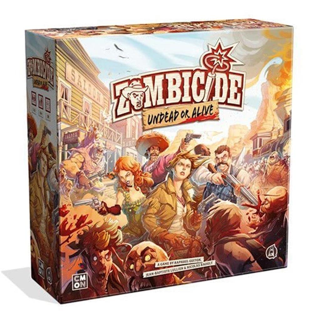 Zombicide: Undead or Alive Board Game,Juego de Mesa de Estrategia,Juego cooperativo para Adolescentes y Adultos,Juego de Mesa de Zombies,Tiempo de Juego Promedio 1 Hora,Hecho por CMON