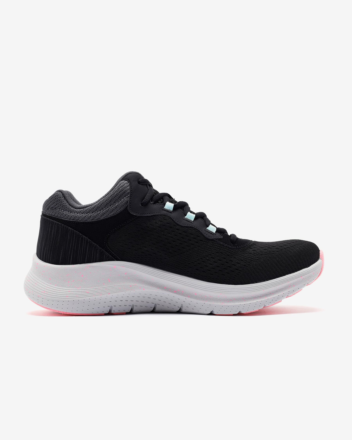 Skechers Arch Fit 2.0 Rainy Days, Zapatillas Mujer, Black Mesh/Multi Trim, 37 EU