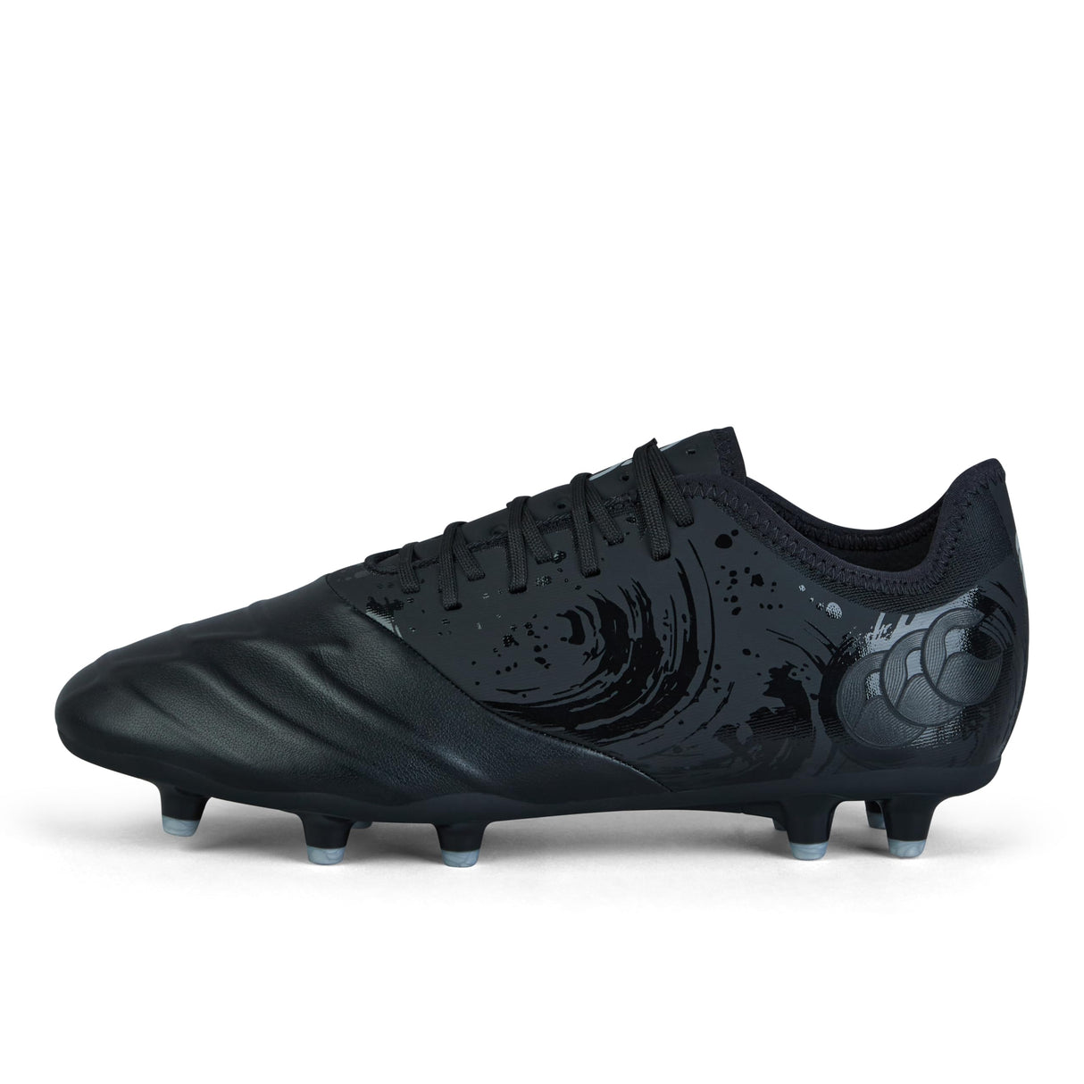Canterbury Phoenix Genesis Pro, Botas Unisex Adulto, Negro/Metálico Plateado, 40 EU