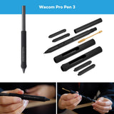 Wacom Cintiq 24 Touch (Edición 2025) – Pantalla táctil 2.5K con lápiz Wacom Pro Pen 3, Vidrio antirreflejo y Soporte ergonómico Ajustable