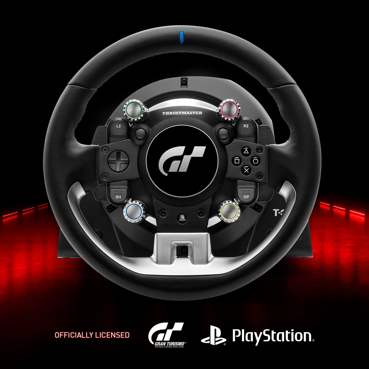 Thrustmaster T-GT II Volante de Carreras con Juego de 3 Pedales y Force Feedbackorce Feedback - PlayStation 5, PlayStation 4, PC