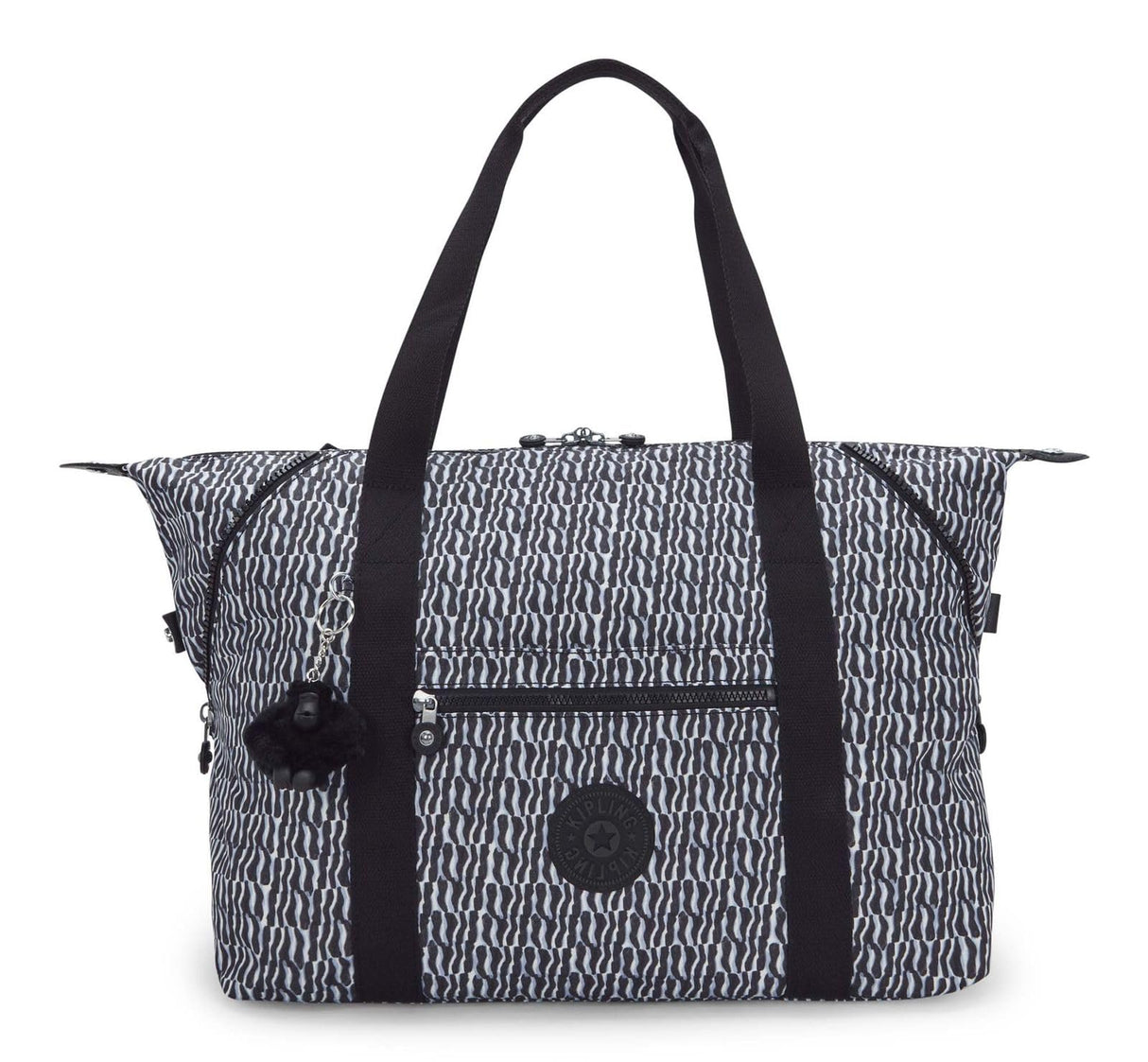 Kipling Art M, Bolsa Grande, Azul (Holiday Waves)