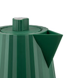 Alessi Plissé MDL06 GR - Hervidor Eléctrico de Diseño, en Resina Termoplástica, Enchufe Europeo, 2400 W, 170 cl, Verde