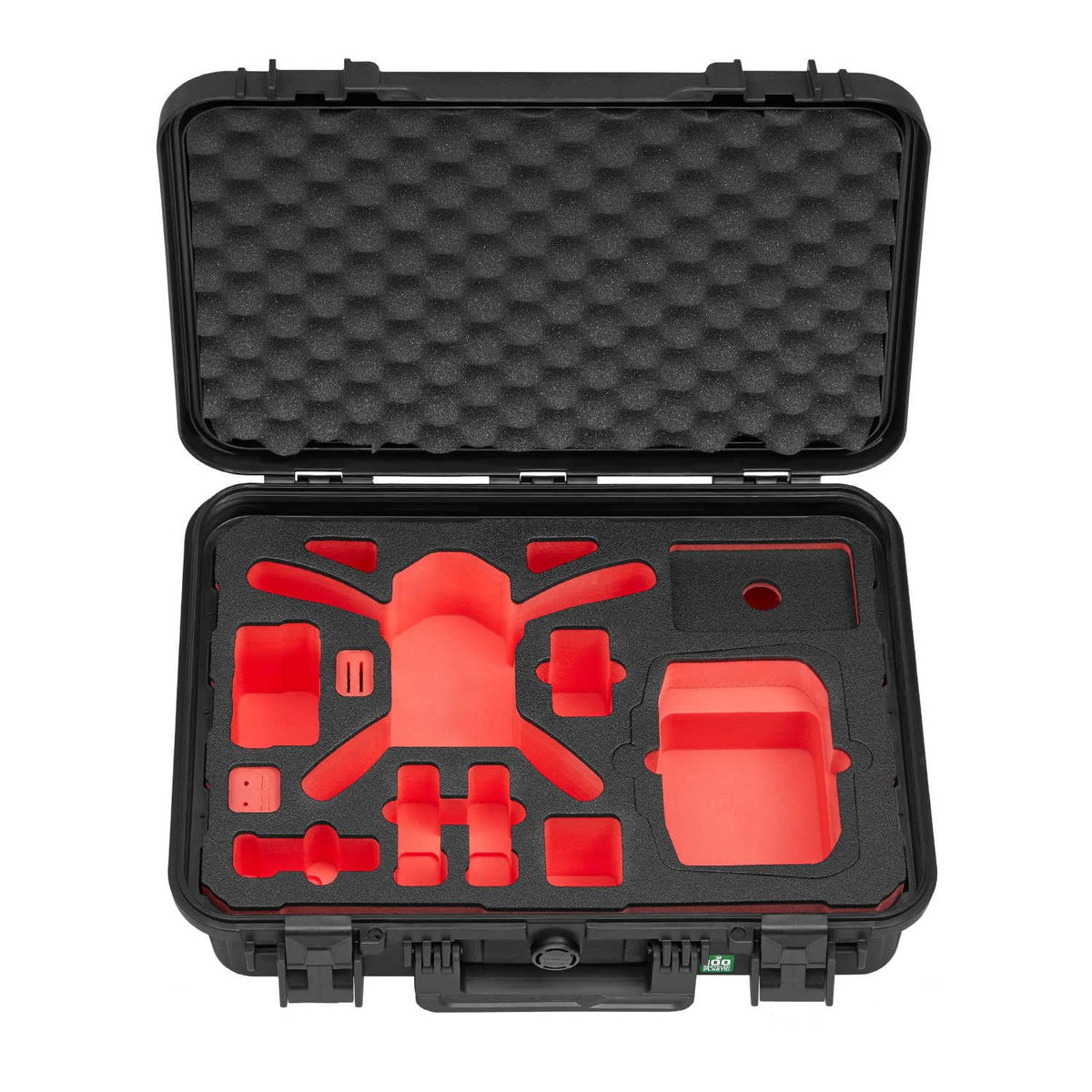 TOMcase Maleta para Drones Ready to Fly para dji Mini 4 Pro Fly More Combo, Mando a Distancia estándar o dji RC 2, Funda Protectora Eco Impermeable - Made in Germany