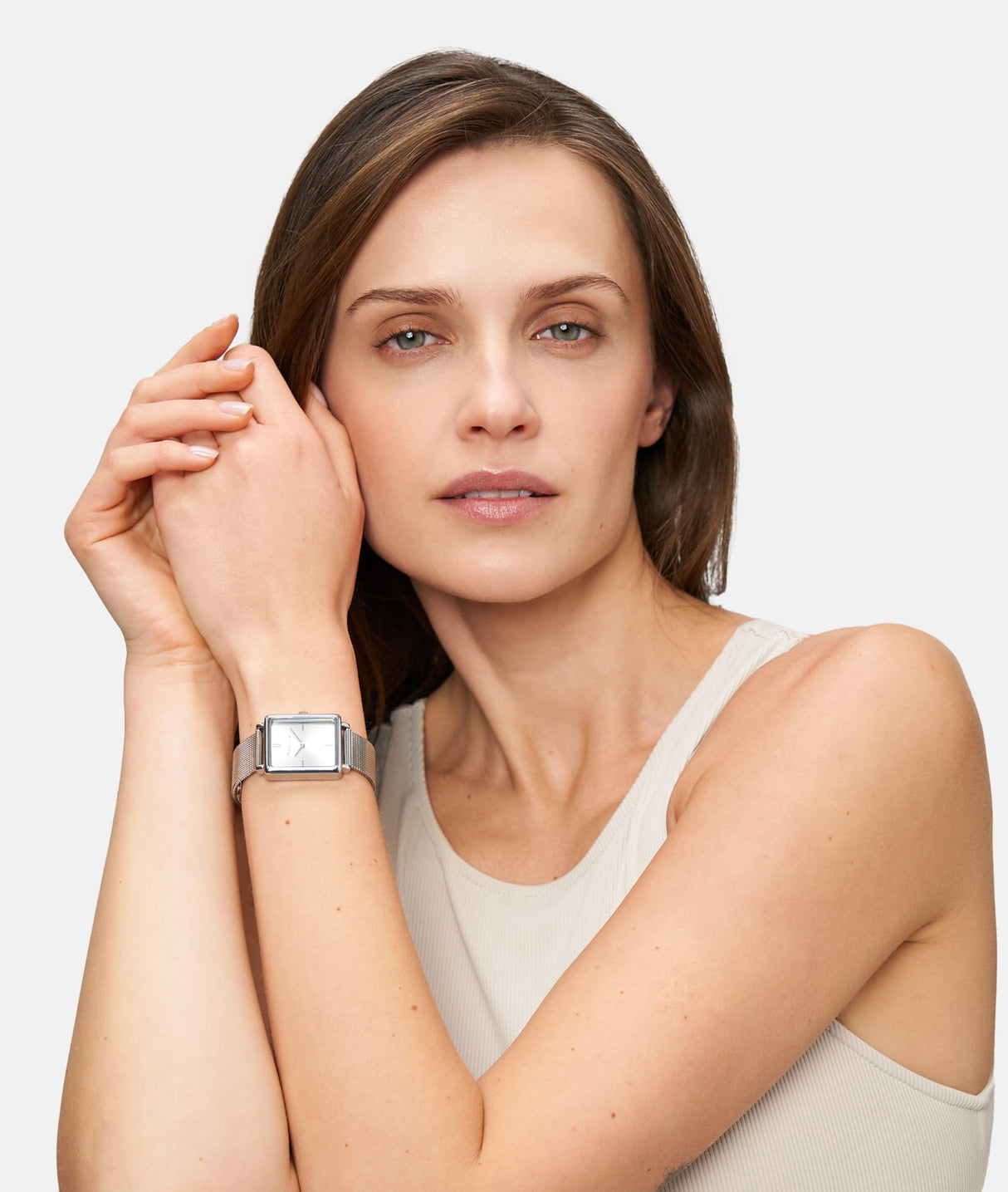 Tamaris Reloj Analógico para Mujeres de Cuarzo con Correa en Acero Inoxidable TT-0183-MQ