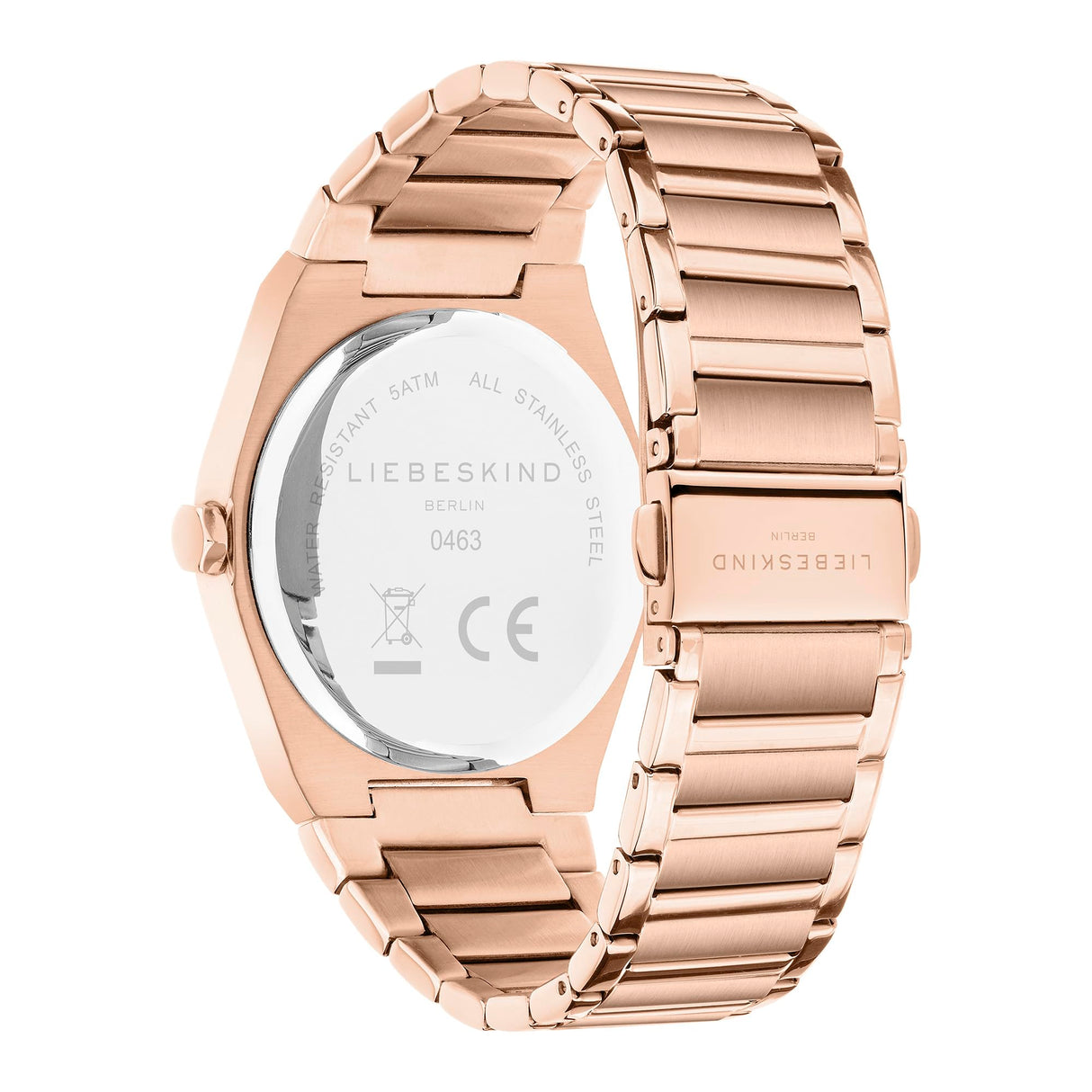 Liebeskind Reloj Analógico para Mujeres de Cuarzo con Correa en Acero Inoxidable LT-0463-MQ