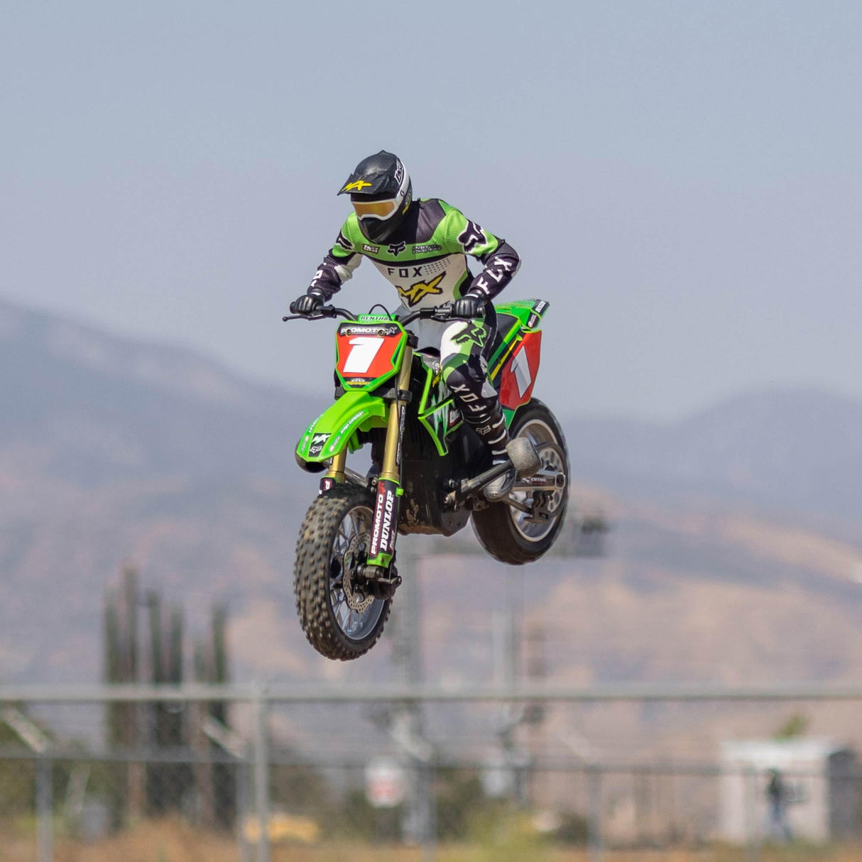LOSI RC 1/4 Promoto-MX Motorcycle RTR with Battery and Charger, Pro Circuit, LOS06002, Green