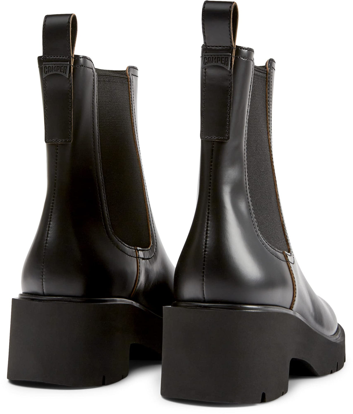 Camper Women's Modern Chelsea Boot, Black, 37 EU