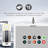Xencelabs Pen Tablet Medium Bundle SE Tableta de Dibujo Tableta Gráfica Profesional Inalámbrica con Quick Keys 2 Plumas sin Batería Dibujo de Tableta con relación 16:9 para Windows-Arm/Win/Mac/Linux