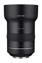 Samyang SYXP50-C XP - Lente de Alta Velocidad para Canon EF (50 mm, f/1,2), Color Negro