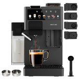 Cecotec Cafetera de Cápsula Freestyle Grind & Latte. 1400W, 20Bares, Multicápsulas, Café Grano 40g, Molinillo Cónico, 1.6L Depósito Agua, 300ml Leche, Thermoblock, Pantalla Táctil, Limpieza Automática