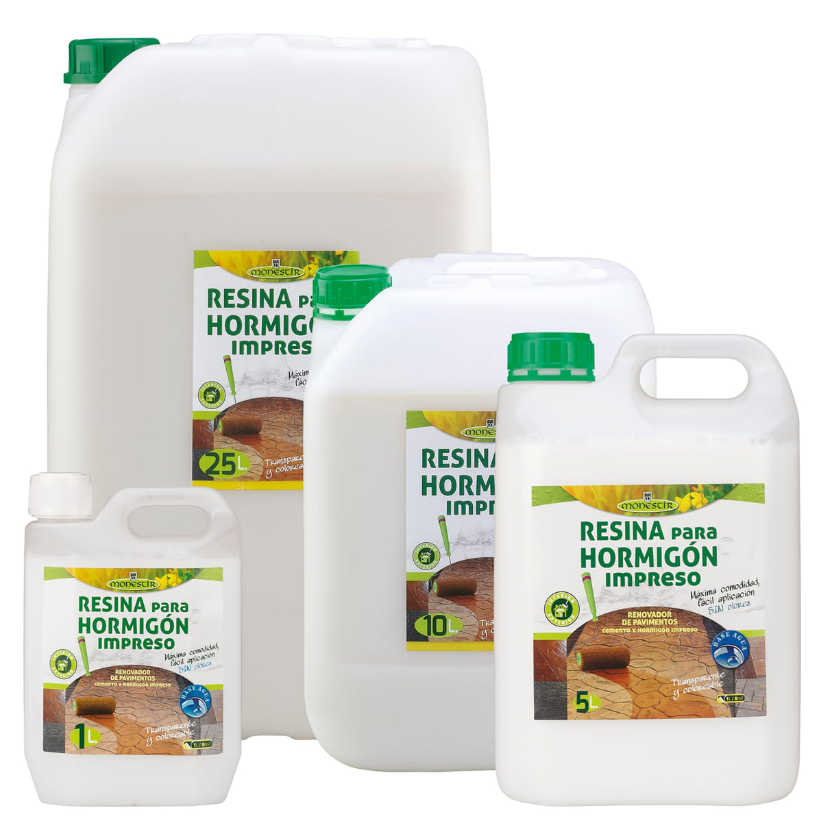 Monestir - RESINA HORMIGON IMPRESO (Fórm. Agua) - 25 Litros