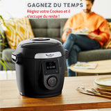 Moulinex Cookeo Wi-Fi 10-en-1, Multicocina, 10 modos de cocción, cocción a presión, pasos detallados, CE96G810, Negro